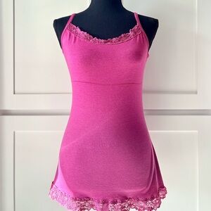 Maurices Pink Lace Cami Top